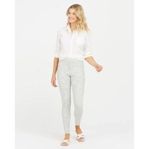 Spanx Ankle Jean-ish Leggings in Speckled Grey Size Medium